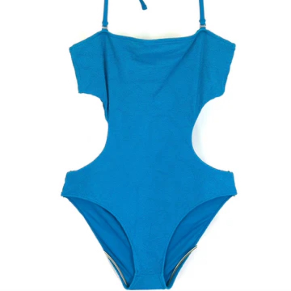 JMP The Label Dark Teal One piece Swimsuit with side cut-outs - new with tags